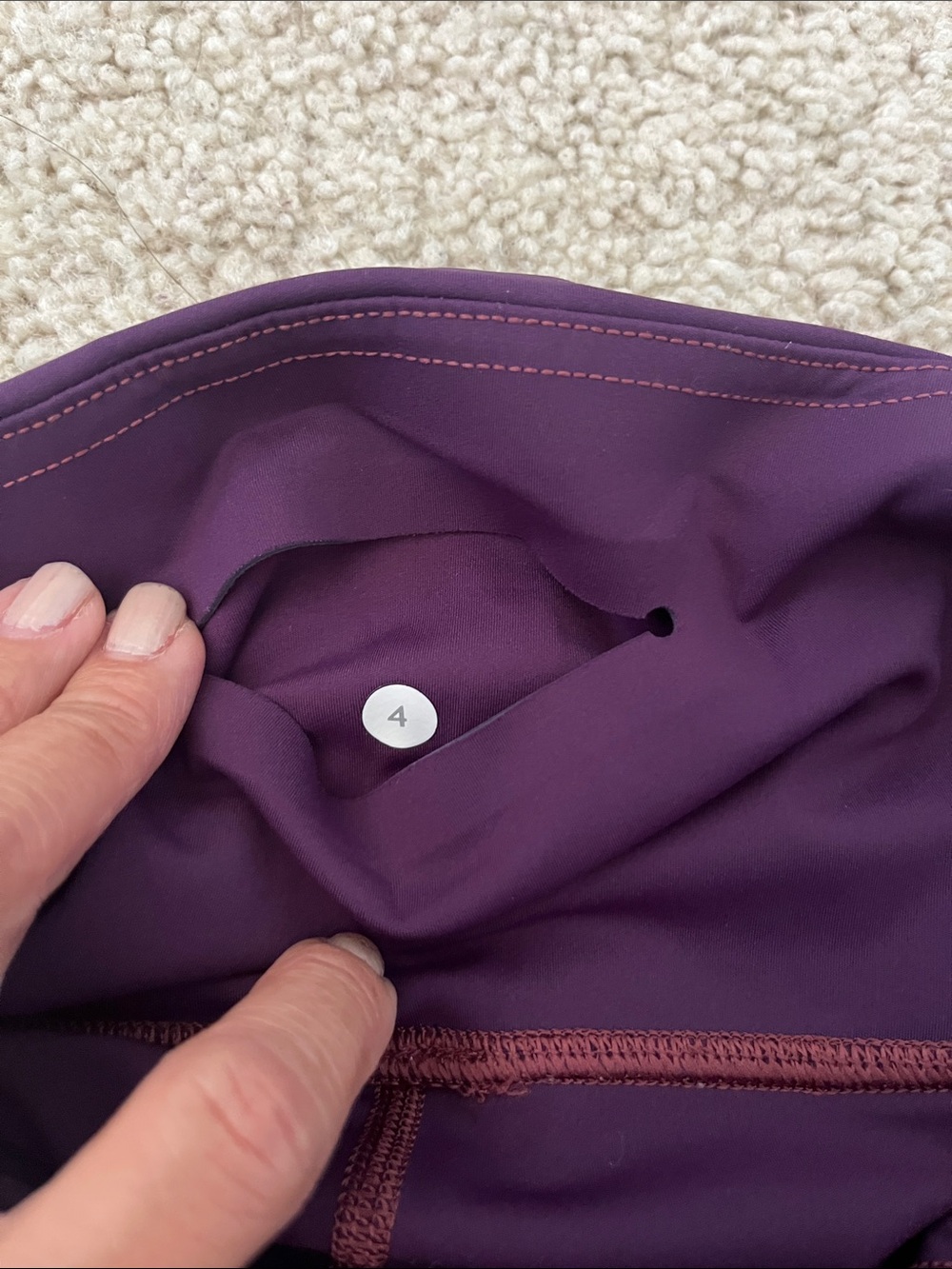lululemon athletica Plum Purple High-Rise Leggings - Picture 2 of 4